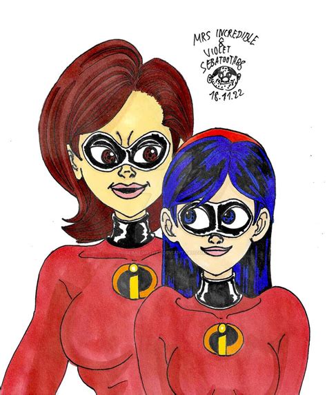 mrs incredible and violet